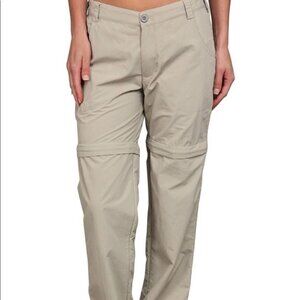 White Sierra Pants Adult 1X Sierra Point Convertible Womens  NWT